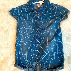 Shooting star denim jumper